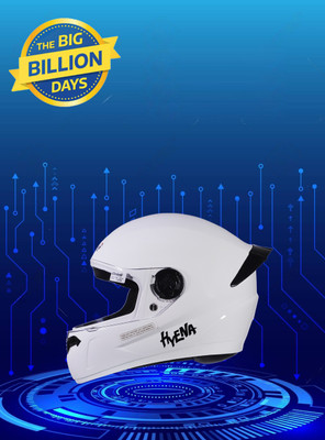 OZONE Premium Quality_Full Face Helmet_A21@6 Motorbike Helmet(White)