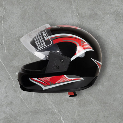 NOAX KING OF HELMET UNISEX OPEN FACE motorbike HELMET-Blue9898-Red jaal-ABCD-Helmat Motorbike Helmet(Red)
