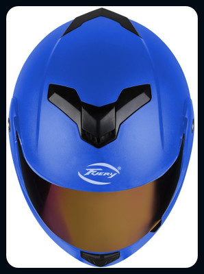 fuery Flipup rainbow Blue helmet for girls RFU-41_New Motorbike Helmet(Blue)