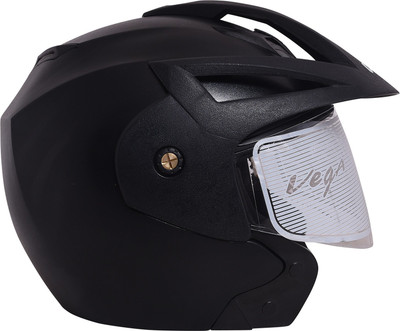 VEGA CRUX OFF Motorbike Helmet(Black)