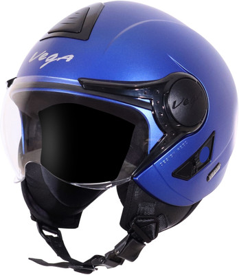 VEGA Verve Motorbike Helmet(Dull M.Blue)