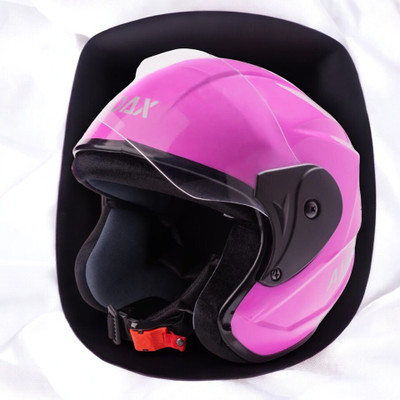 Font KING OF HELMET UNISEX OPEN FACE motorbike HELMET-100A Motorbike Helmet(Pink)