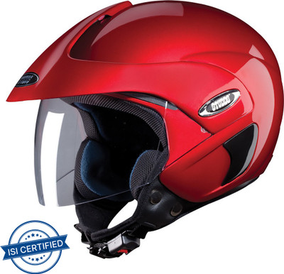 STUDDS Marshall Motorbike Helmet(Cherry Red)