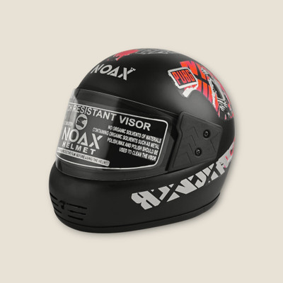 NOAX ISI marked helmet solid helmet((fk165 Motorbike Helmet(Red)