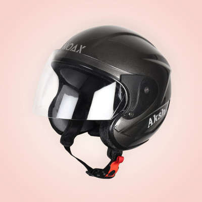NOAX Unisex Full Face Helmet For Motorbikes -450 Motorbike Helmet(Black)