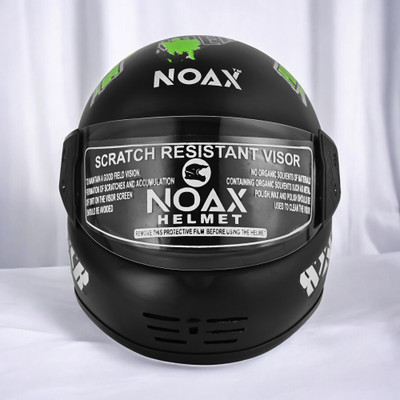 NOAX Helmet GOOD QUALITYFOR UNISEX for BIKE_-Green180180-Silver j- 80GREENGREEN180 Motorbike Helmet(Green)