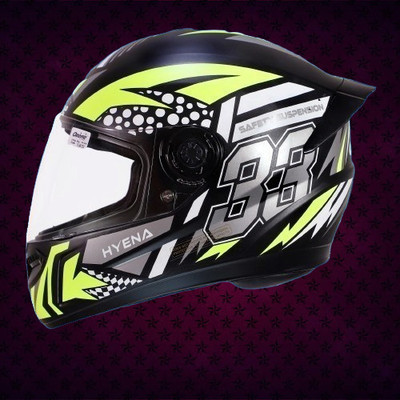 OZONE Superior Helmet_FF_JGM_@V@AD0323 Motorbike Helmet(YELLOW-BLACK)