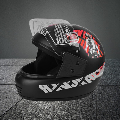 NOAX ISI MARKED KING OF HELMET UNISEX RIDDING HELMET TOP SELLING(DD-38 Motorbike Helmet(Red)