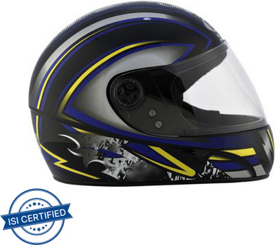 STUDDS Chrome D1 Motorbike Helmet(Black)