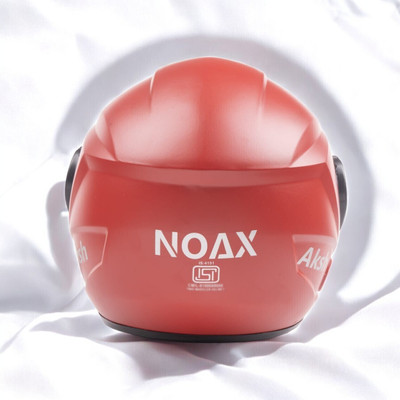 NOAX BRANDED ISI MARKED HELMET FOR UNISEX GENDER KEEP SAFE RIDING (SLFKSL_1108 Motorbike Helmet(Red)