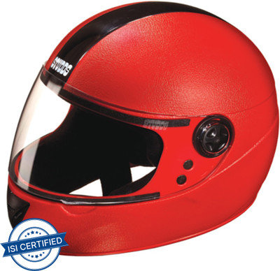 STUDDS Chrome Elite Motorbike Helmet(Red)