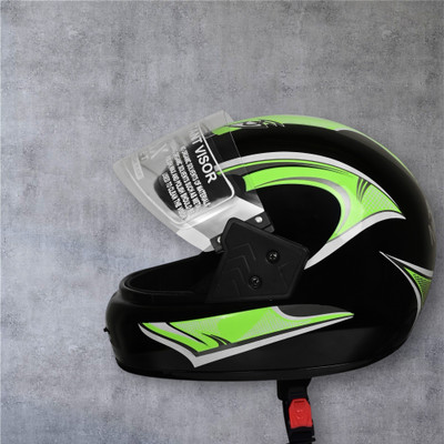 NOAX ISI MARKED KING OF HELMET UNISEX RIDDING HELMET TOP SELLING(DD-172 Motorbike Helmet(Green)