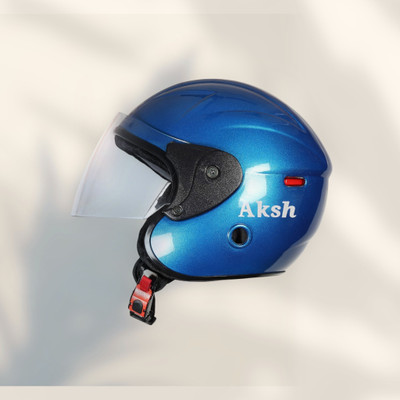 NOAX UNISEX SAFETY HELMET ONROAD HELMET- TWO WHEELER,BIKE & SCOOTER (SL-2955 Motorbike Helmet(Blue)