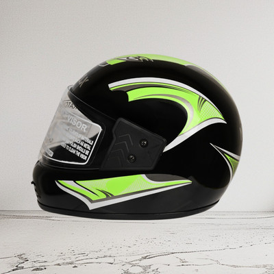 NOAX Helmet GOOD QUALITYFOR UNISEX BIKE RIDI-Green138 Motorbike Helmet(Green)