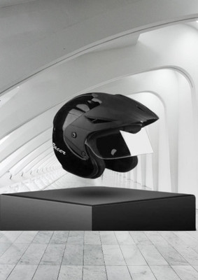 MonteX-1 Full Face Bike helmet H44 Motorbike Helmet(Black)