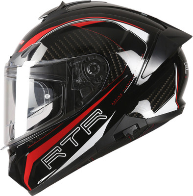 TVS Racing Hurricane Series Motorbike Helmet(Red)
