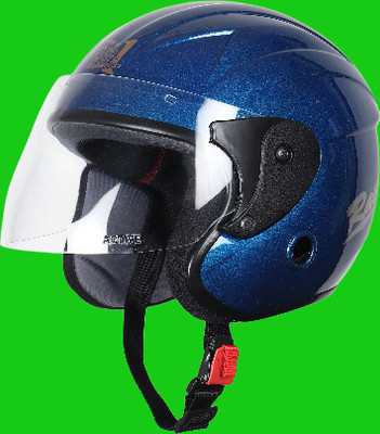 nextin nano_143 Motorbike Helmet(Blue)