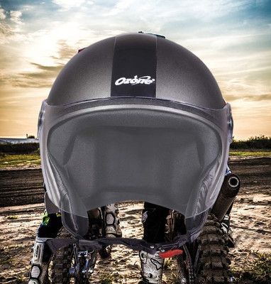 OZONE JSR_OPEN-FACE_HELMET_JBB_SUPER QUALITY_SAFETY_ABVG_@06 Motorbike Helmet(Brown)