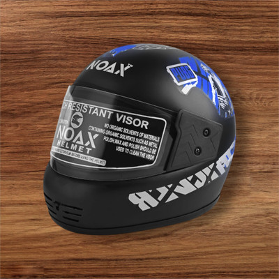 NOAX KING OF HELMET UNISEX OPEN FACE motorbike HELMET-87-Blue Motorbike Helmet(Blue)