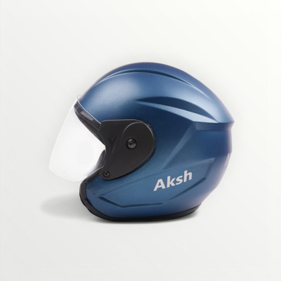 NOAX ISI MARKED HELMET FOR SAFTY RIDDING UNISEX FK)601 Motorbike Helmet(Blue)