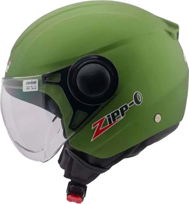 OZONE SV_OPENFACE HELMET_SUPER QUALITY_NEW MODEL_AD33 Motorbike Helmet(Green)
