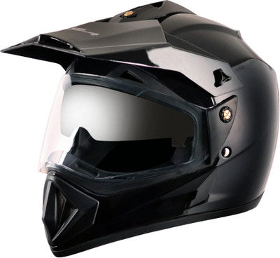 VEGA Off Road D/V Motorbike Helmet(Black)