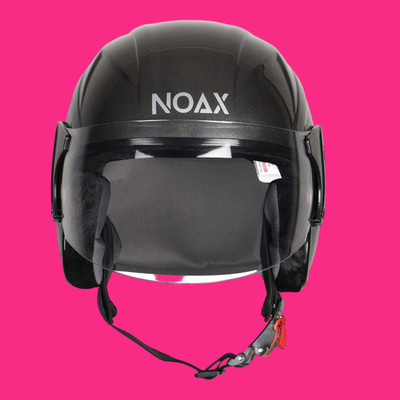 NOAX unisex open face helmet for safty20 Motorbike Helmet(Grey)