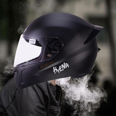 OZONE Full Face_Unique Design Helmet_Premium Class_@V@26 Motorbike Helmet(Black)