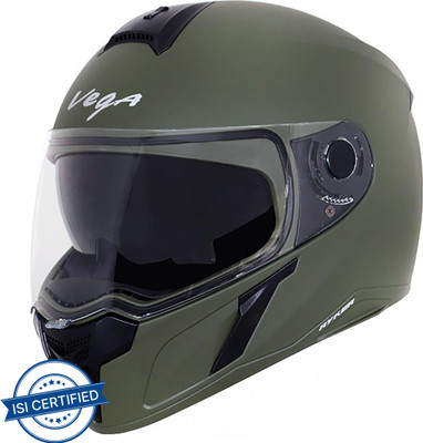 VEGA Ryker D/V Motorbike Helmet(Dull Battle Green)