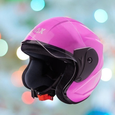 NOAX BRANDED ISI MARKED HELMET FOR UNISEX GENDER KEEP SAFE RIDING (SL_1479 Motorbike Helmet(Pink)