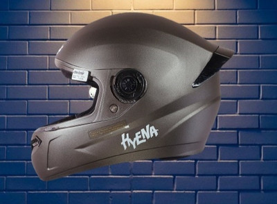 OZONE JSR_CLASS 1 QUALITY_FULLFACE_HYENA_HELMET_A1_L51 Motorbike Helmet(Brown)