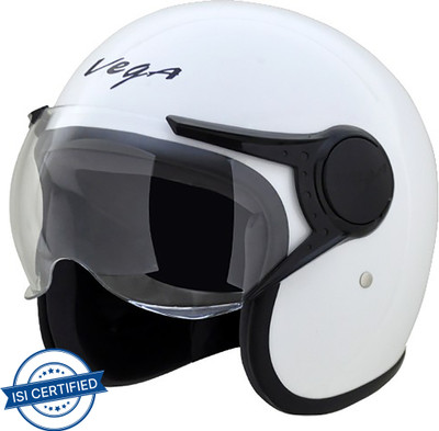 VEGA Jet W/V Motorbike Helmet(White)