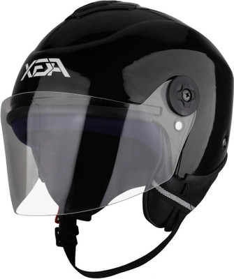 deletion Alfha Track with Anti UV Pc Visor ABS Material Unisex (MM-1) Motorbike Helmet(Black)