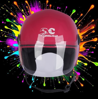 SKULLCAP NEW MODAL 20-SKU Motorsports Helmet(Pink)