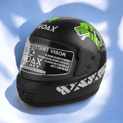 NOAX New_young men helmet for riding motorbike__-Black3131-Red jaali-ABCD31GREEN31 Motorbike Helmet(Green)