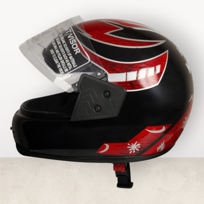 NOAX UNISEX UNIQUE FELMET FOR RIDIDNG BIKES-Green247247-Red kimi-ABCD-Helmat Motorbike Helmet(Red)