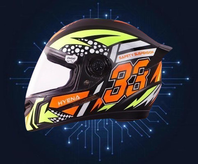 OZONE Prime Helmet_full face_HyEna_VL_@7@279 Motorbike Helmet(ORENGE-BLACK)