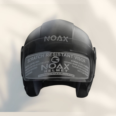 NOAX ISI MARKED KING OF HELMET UNISEX RIDDING HELMET TOP SELLING(DD-817 Motorbike Helmet(Black)