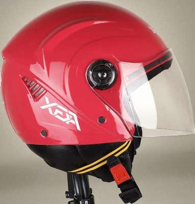 deletion Aura Open Face Unisex Bike/Scooty (OO-1) Motorbike Helmet(Pink)