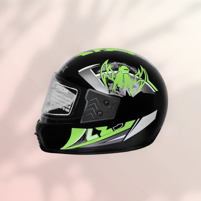 NOAX unisex full face good hard quality helmet-Green336 Motorbike Helmet(Green)