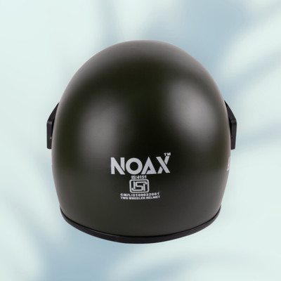NOAX unisex full face good hard quality helmet-Black391 Motorbike Helmet(Black)
