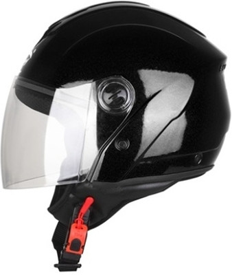 fuery Full Face Helmet Spolier for Unisex K01 Motorsports Helmet(Black)