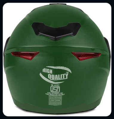 fuery Transparent visor flipup TFU-59_New Motorbike Helmet(Green)