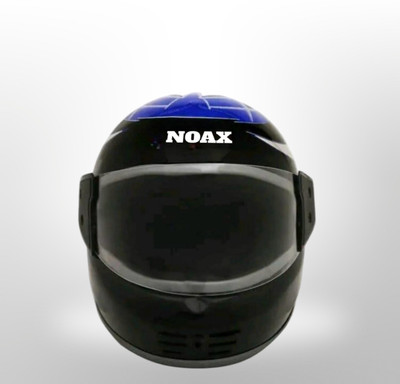 NOAX UNISEX SAFETY HELMET ONROAD HELMET- TWO WHEELER,BIKE & SCOOTER (SL-185 Motorbike Helmet(Black)
