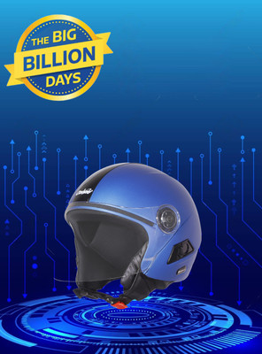 OZONE Premium Quality_Open Face Helmet_AI21@5 Motorbike Helmet(Blue)