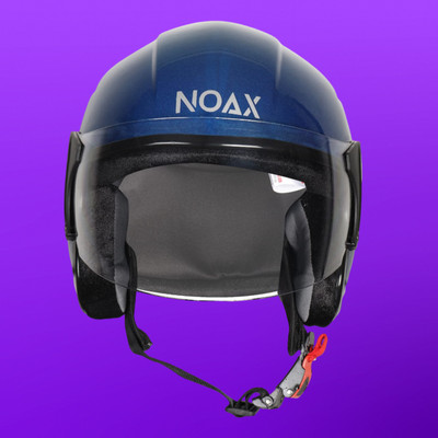 NOAX open helmetfor bike1137 Motorbike Helmet(Blue)