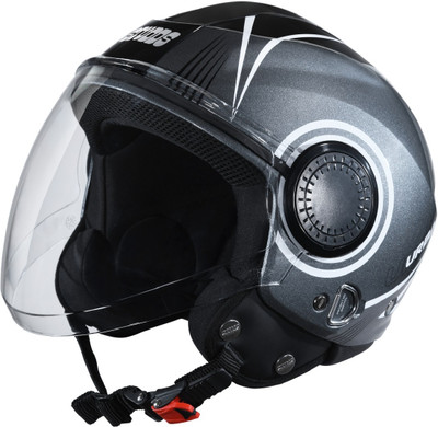 STUDDS Urban Super D1 Motorbike Helmet(Gun Grey N6)