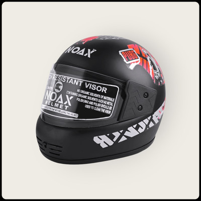 NOAX SOLID BRANDED & ISI MARKED HELMET FOR UNISEX SAFE RIDE(SLFK-738 Motorbike Helmet(Red)
