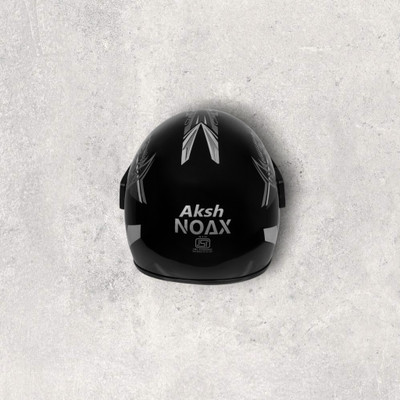 NOAX BRANDED ISI MARKED HELMET FOR UNISEX GENDER KEEP SAFE RIDING (SLFKSL_1382 Motorbike Helmet(Silver)