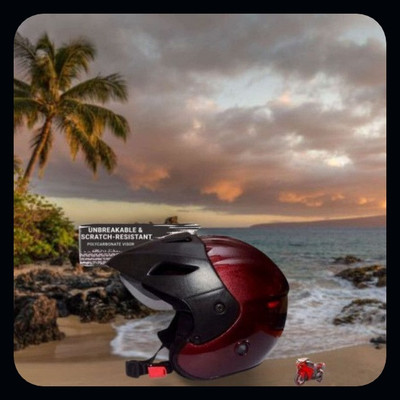 MonteX-1 NEW_New_Flip-up Bike T29 Motorbike Helmet(Red)